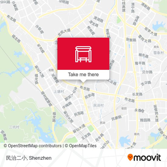民治二小 map