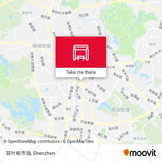 荷叶榕市场 map