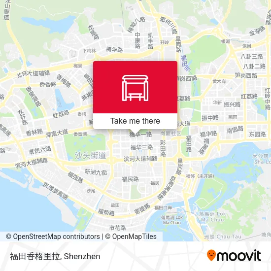 福田香格里拉 map