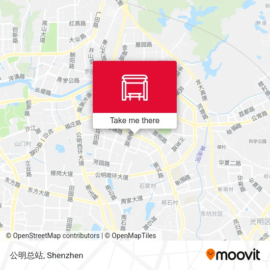 公明总站 map
