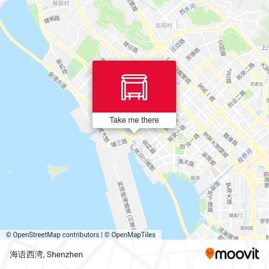 海语西湾 map