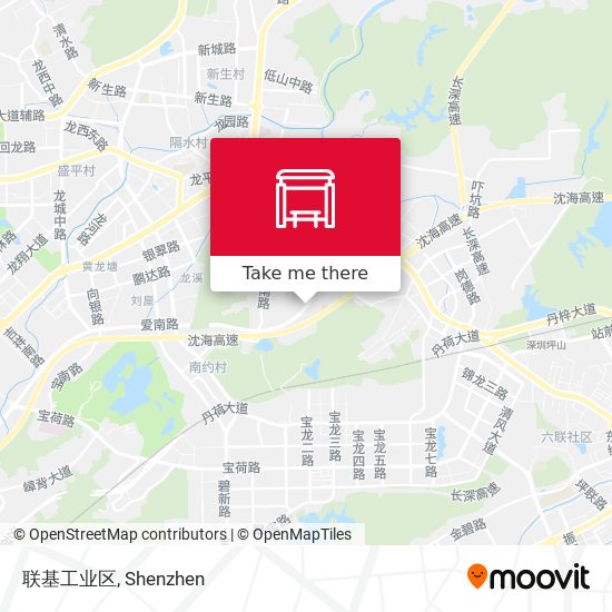 联基工业区 map