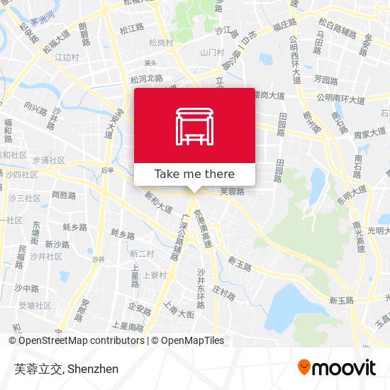 芙蓉立交 map