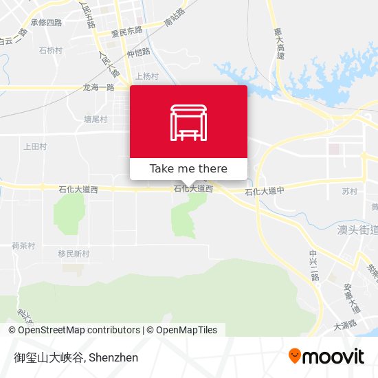 御玺山大峡谷 map