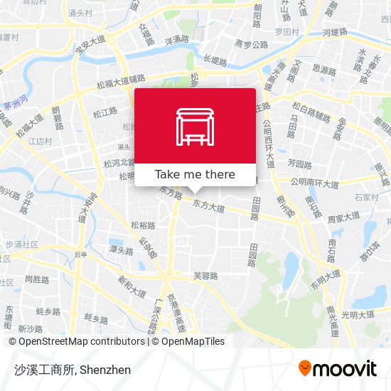 沙溪工商所 map