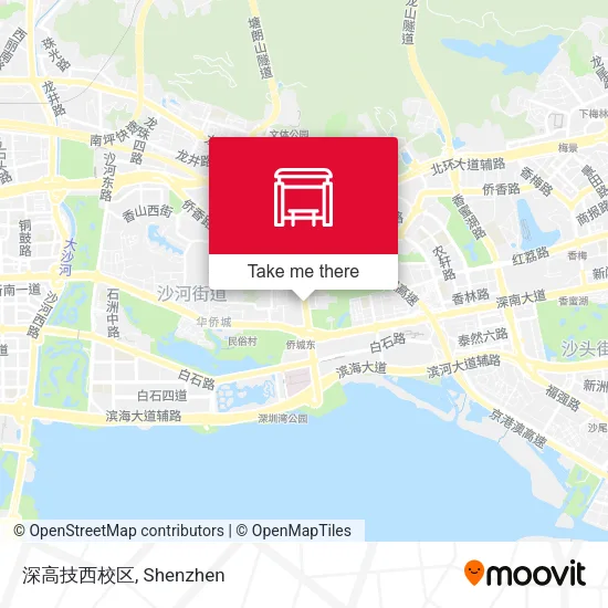 深高技西校区 map