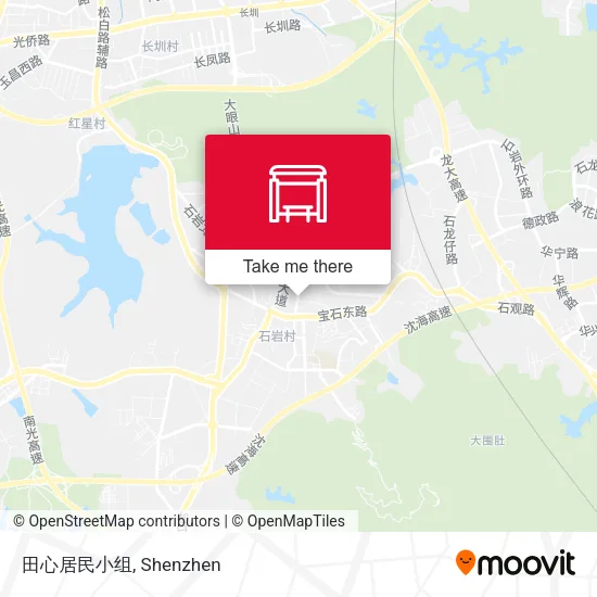 田心居民小组 map