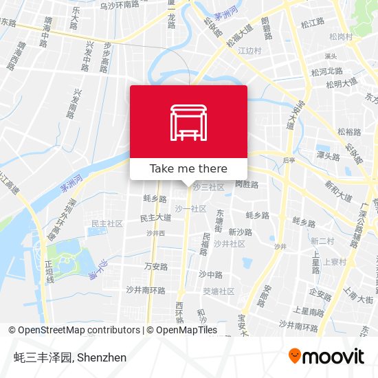 蚝三丰泽园 map