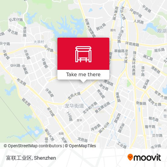 富联工业区 map