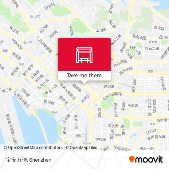 宝安万佳 map