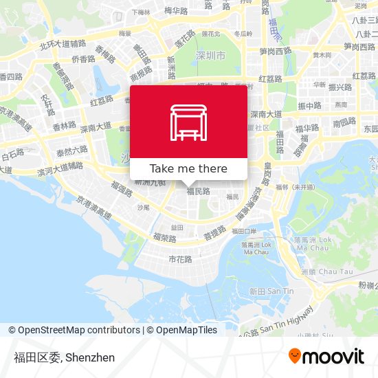 福田区委 map