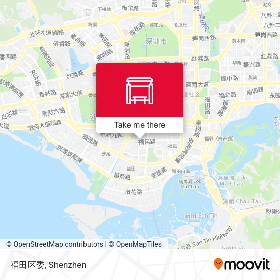 福田区委 map