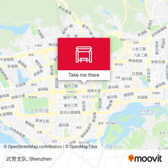 武警支队 map