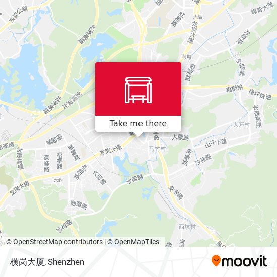 横岗大厦 map