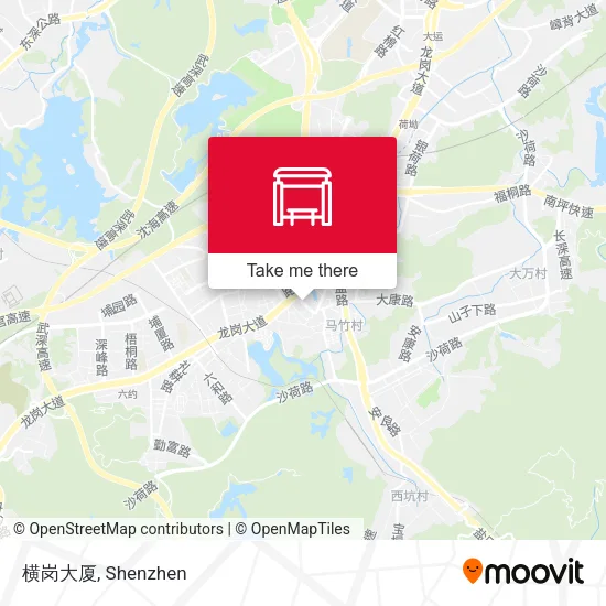 横岗大厦 map