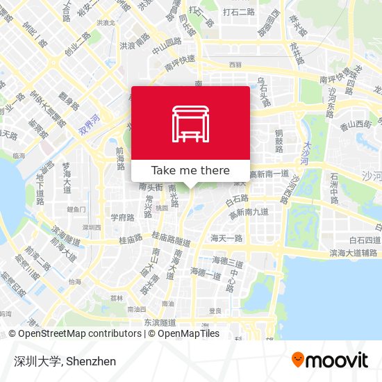 深圳大学 map