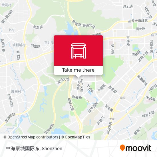 中海康城国际东 map