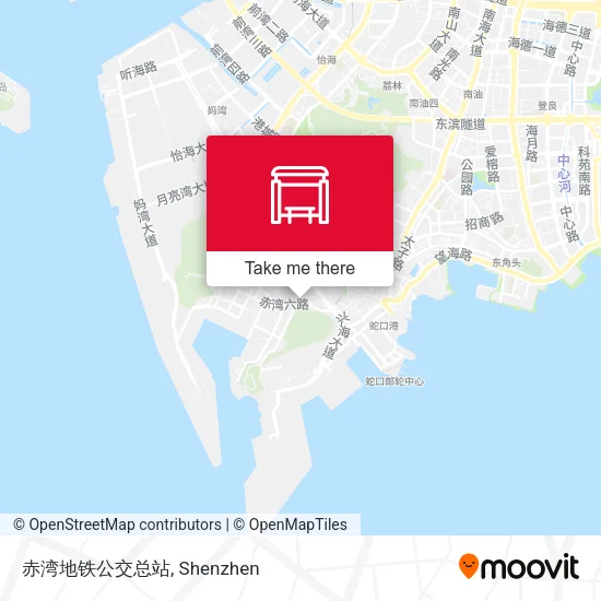 赤湾地铁公交总站 map