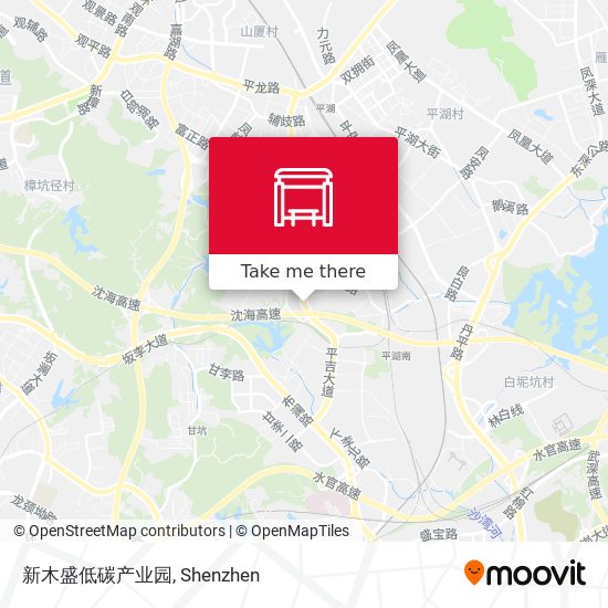 新木盛低碳产业园 map