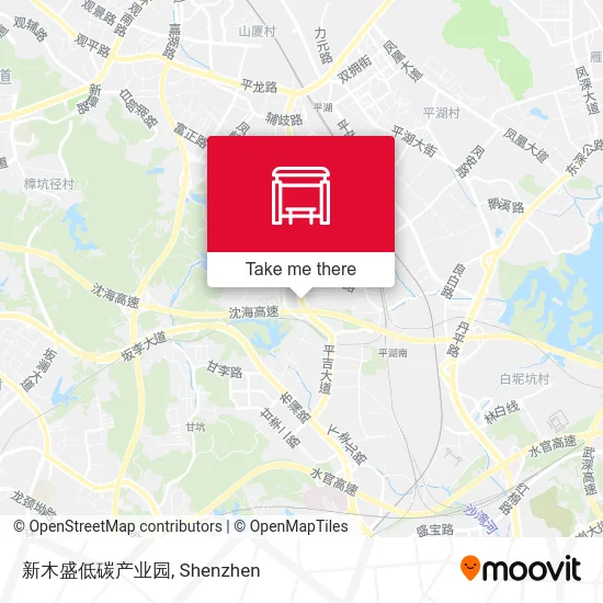 新木盛低碳产业园 map