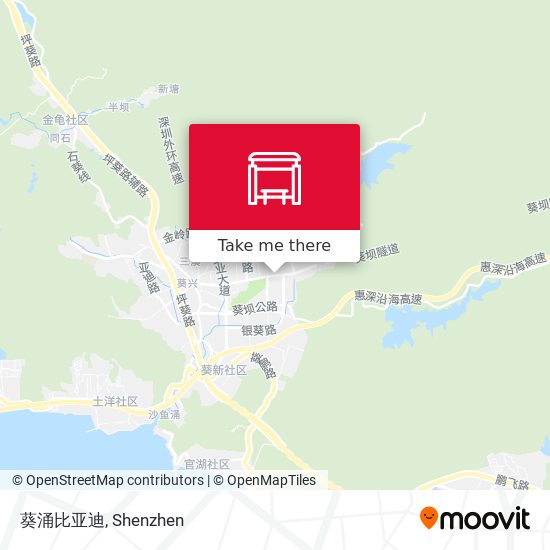 葵涌比亚迪 map