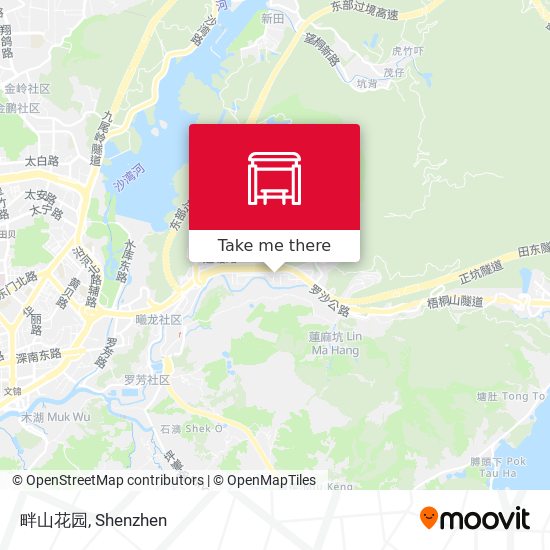 畔山花园 map