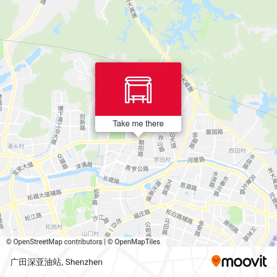 广田深亚油站 map