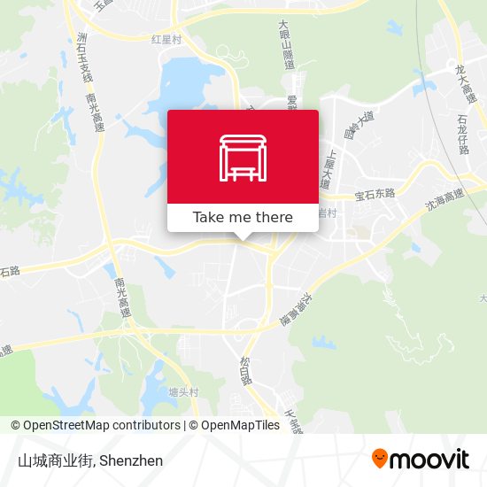 山城商业街 map