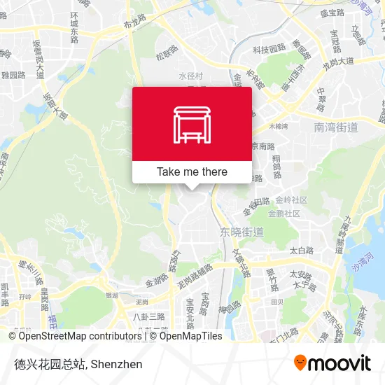 德兴花园总站 map