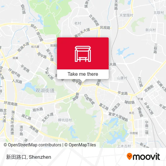 新田路口 map