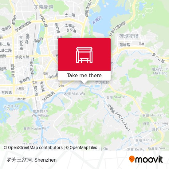 罗芳三岔河 map