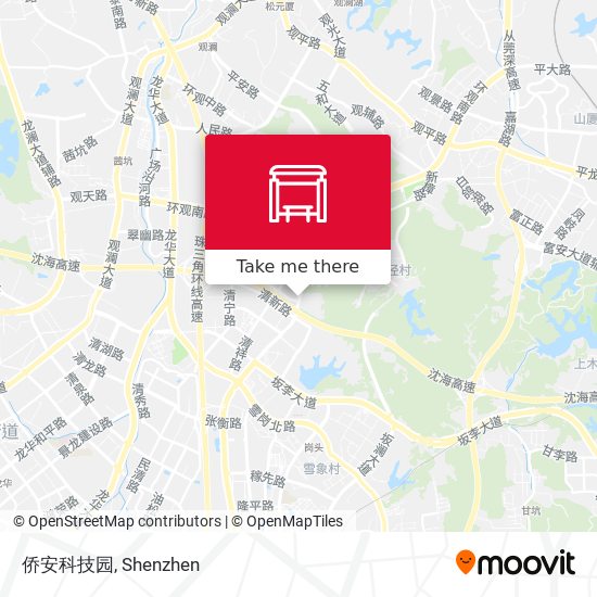 侨安科技园 map