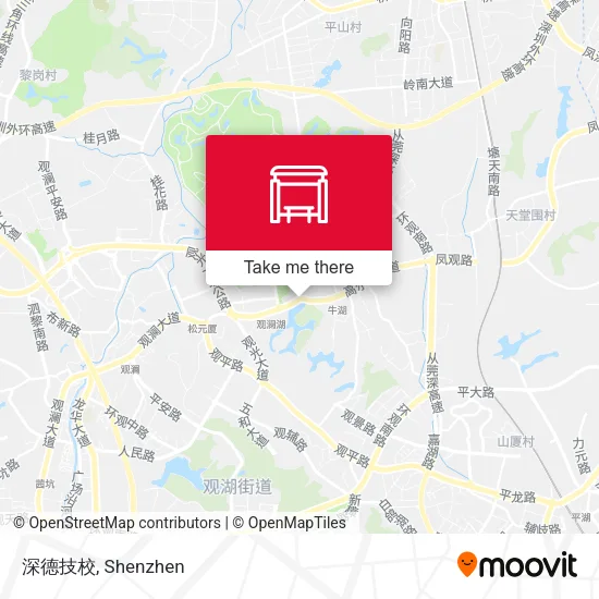 深德技校 map