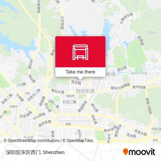 深职院东区西门 map