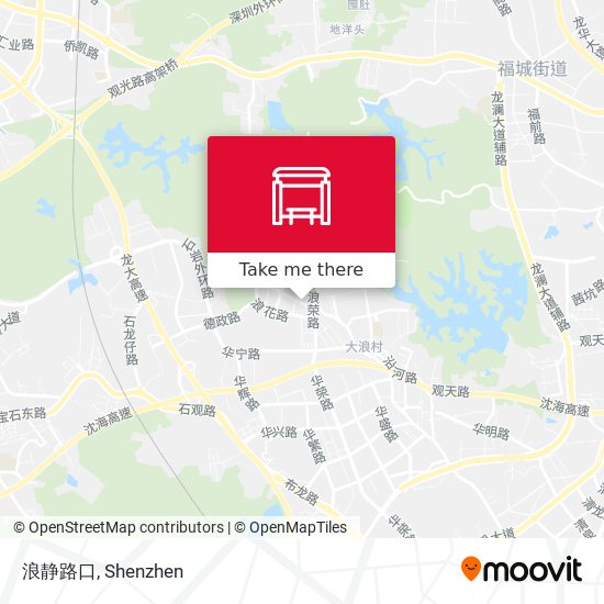 浪静路口 map