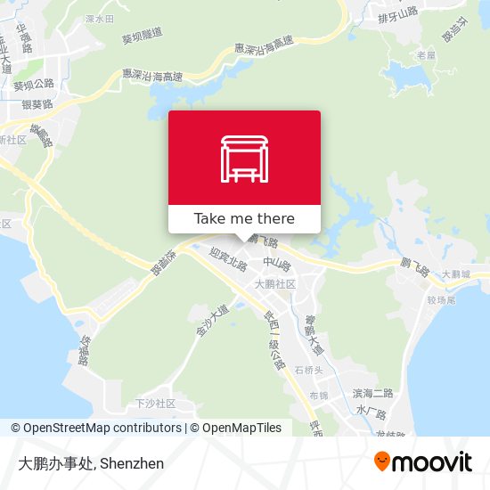 大鹏办事处 map