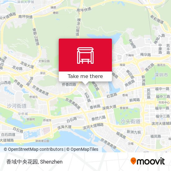 香域中央花园 map