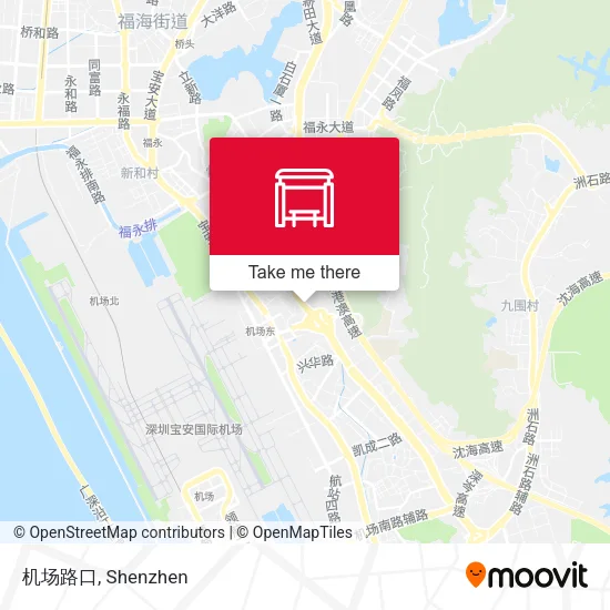 机场路口 map
