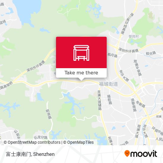 富士康南门 map