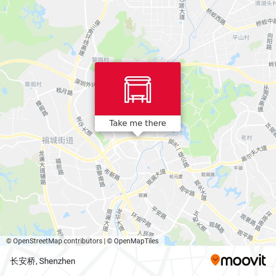 长安桥 map