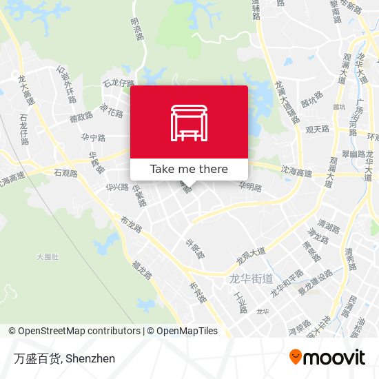 万盛百货 map