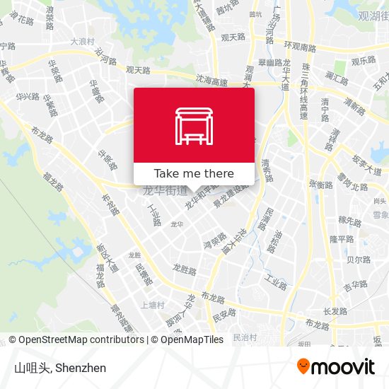 山咀头 map