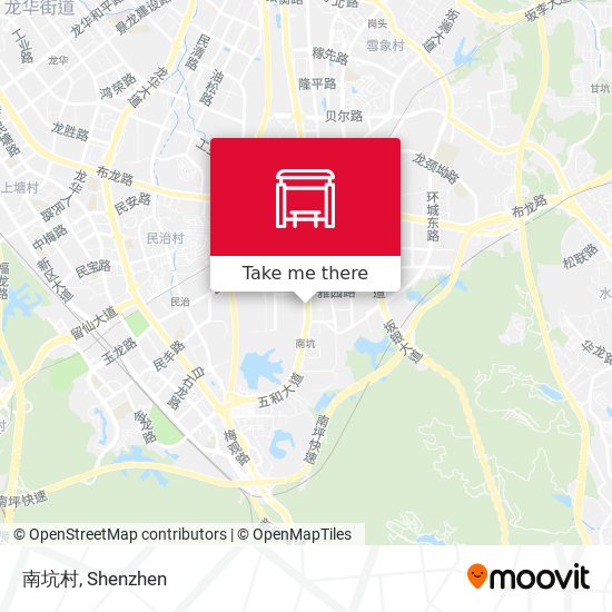 南坑村 map