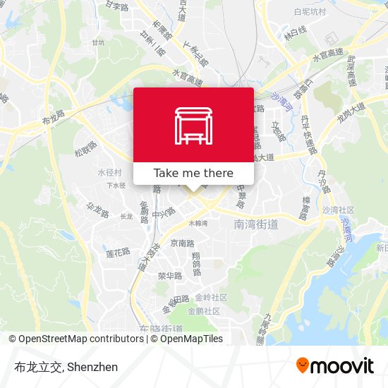 布龙立交 map