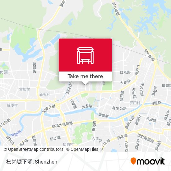 松岗塘下涌 map