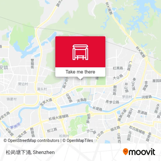 松岗塘下涌 map