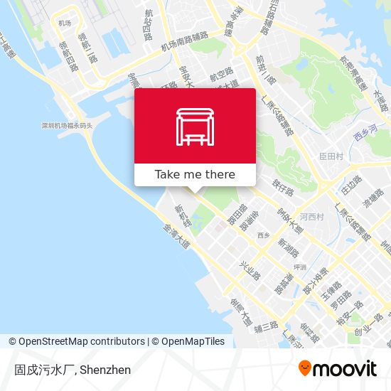 固戍污水厂 map