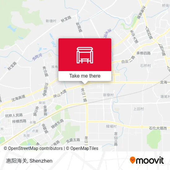 惠阳海关 map
