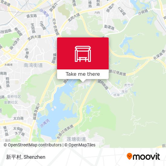 新平村 map