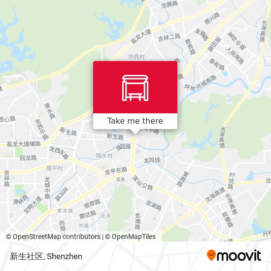 新生社区 map